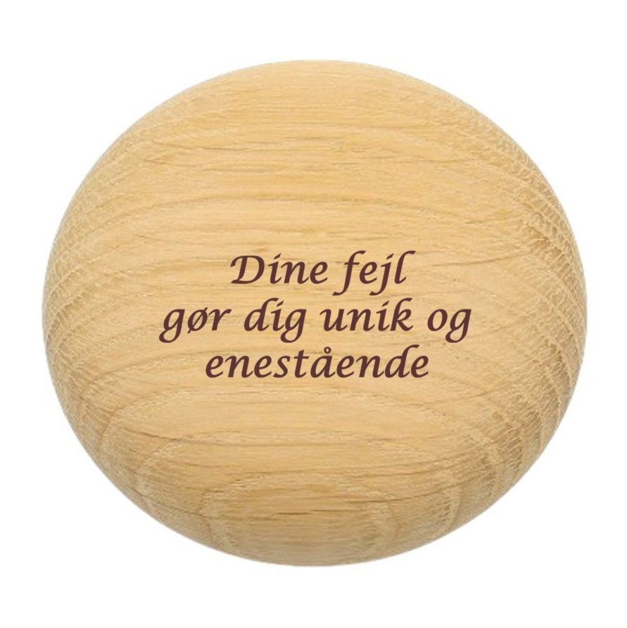 Dine fejl g�r dig unik og enest�ende