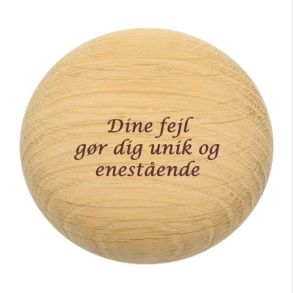 Dine fejl g�r dig unik og enest�ende