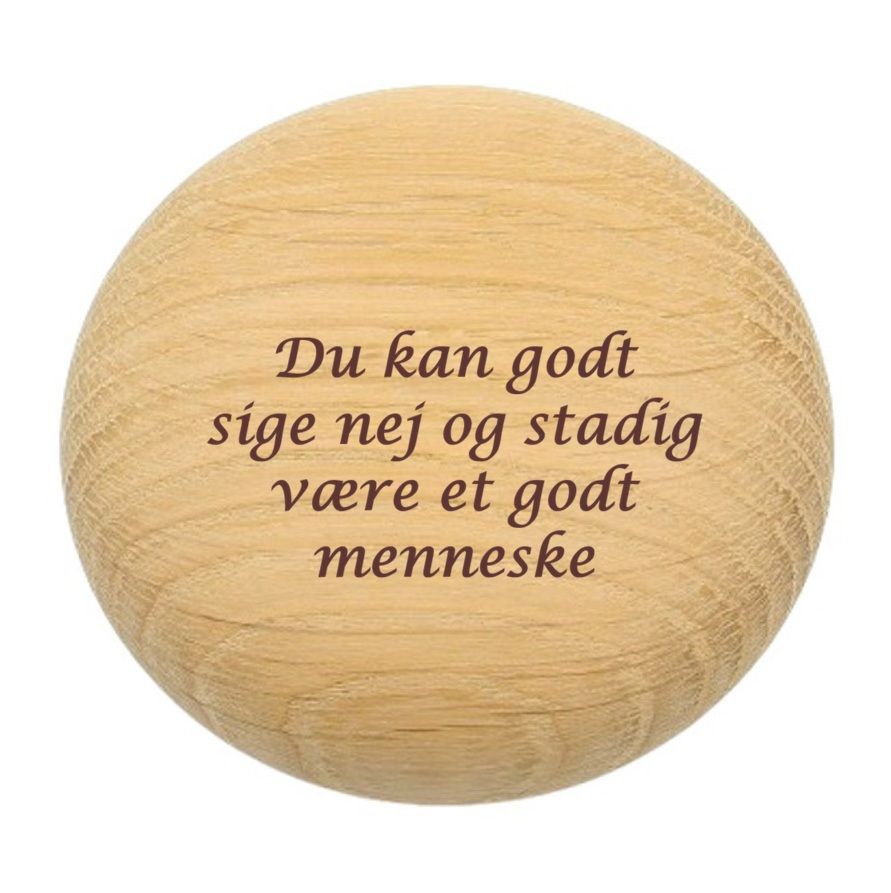 EtCitat - Du kan godt sige nej . . . .