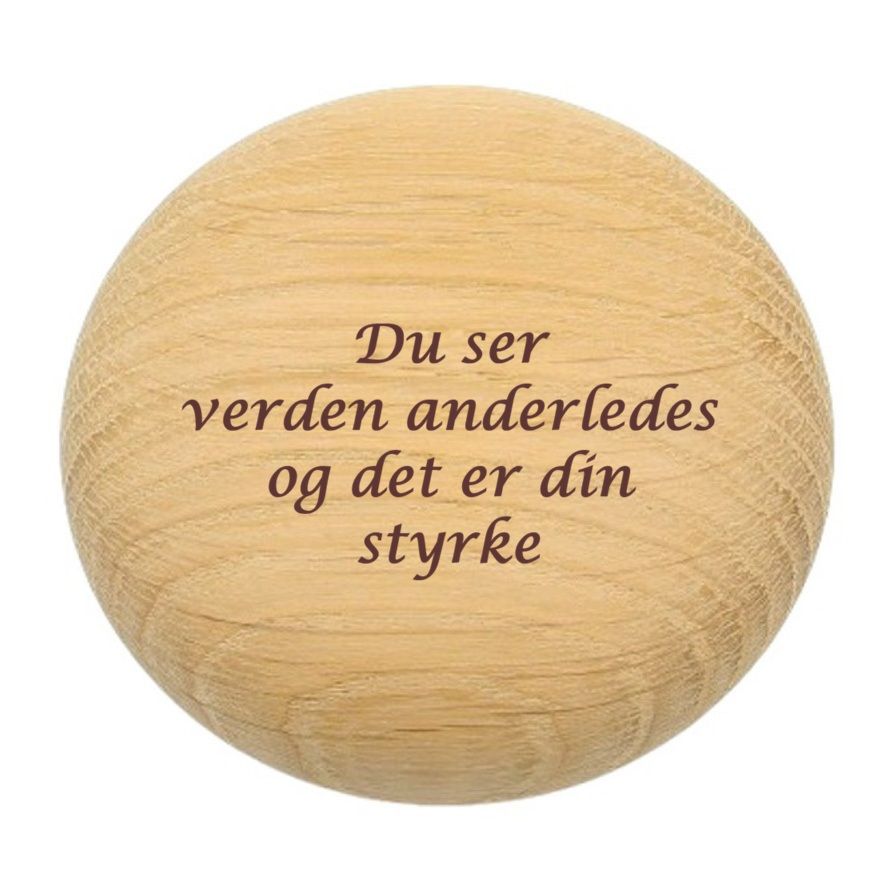 EtCitat - Du ser verden anderledes . . . .