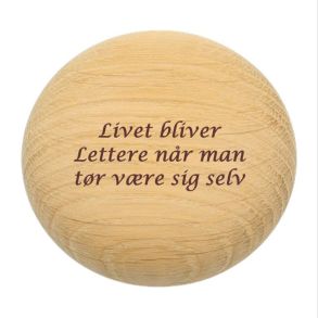 EtCitat - Livet bliver lettere . . . .
